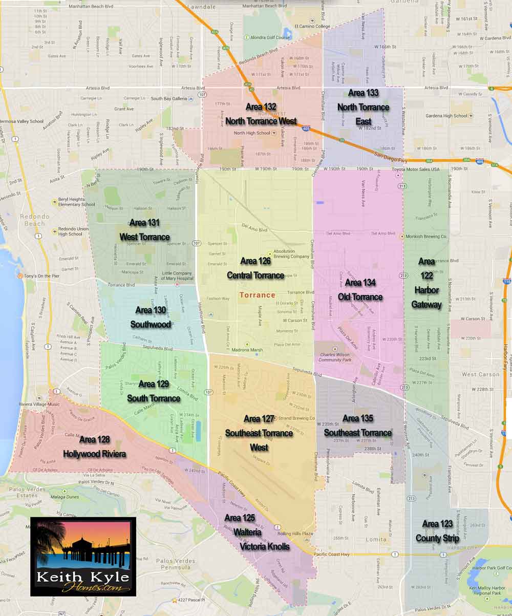 Torrance real estate map